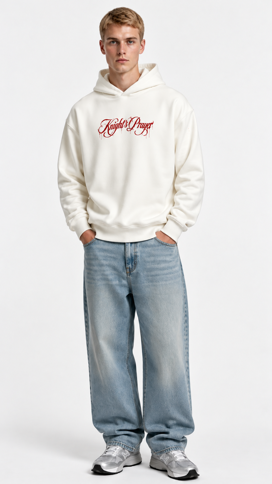 Knights Prayer Boxy Hoodie