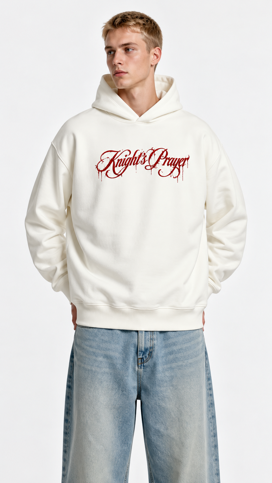 Knights Prayer Boxy Hoodie