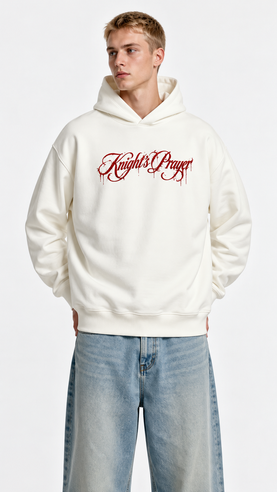 Knights Prayer Boxy Hoodie