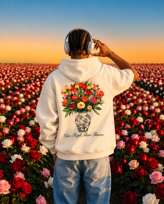 Floral Boxy Hoodie