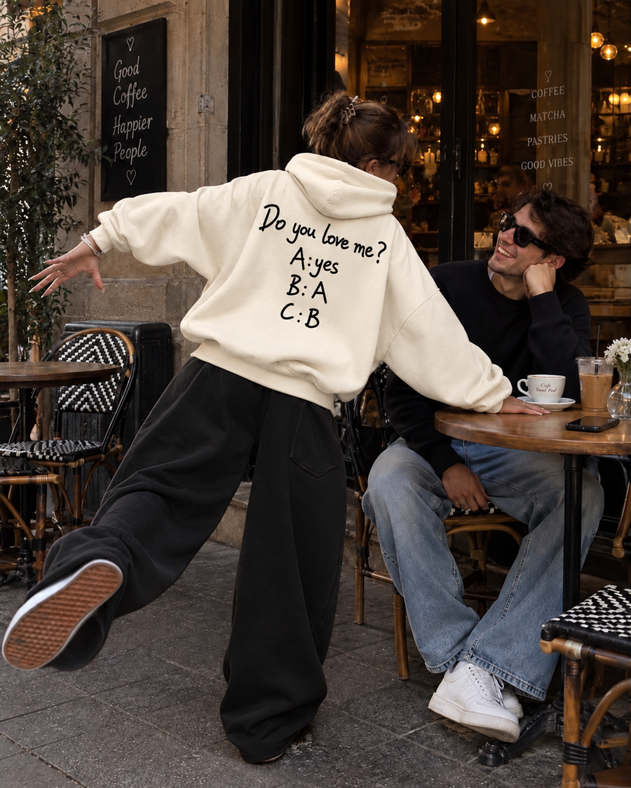 Do You Love Me? Boxy Hoodie