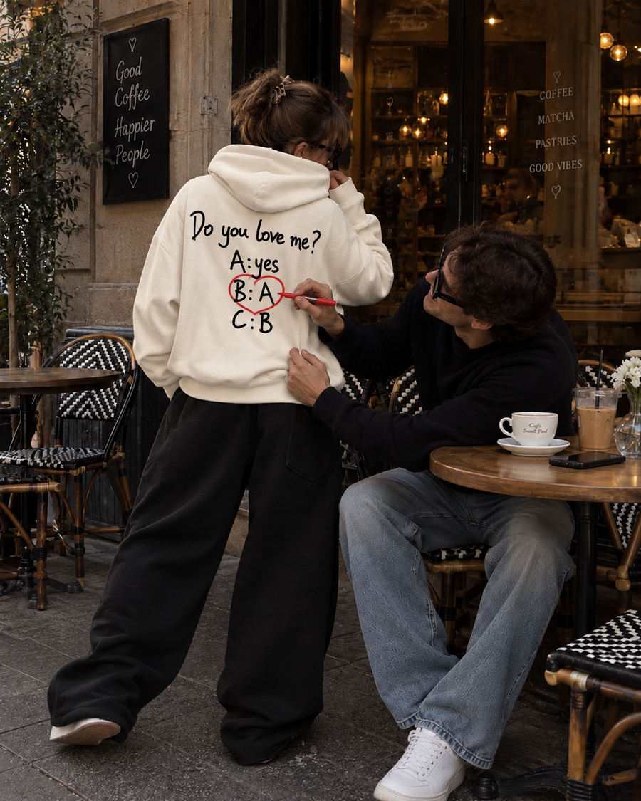 Do You Love Me? Boxy Hoodie